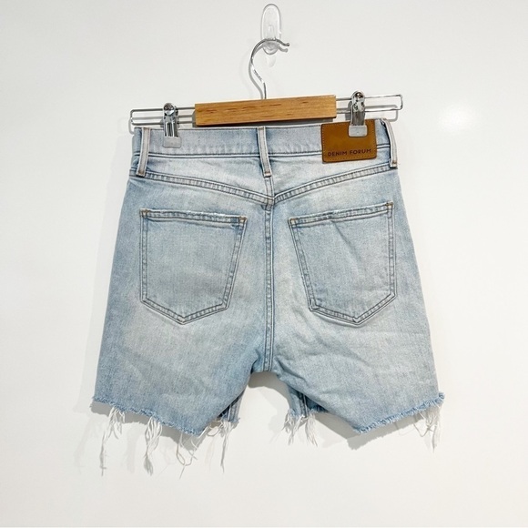 Aritzia Denim Forum The Yoko High Rise Slim denim cut-off shorts - Picture 4 of 10